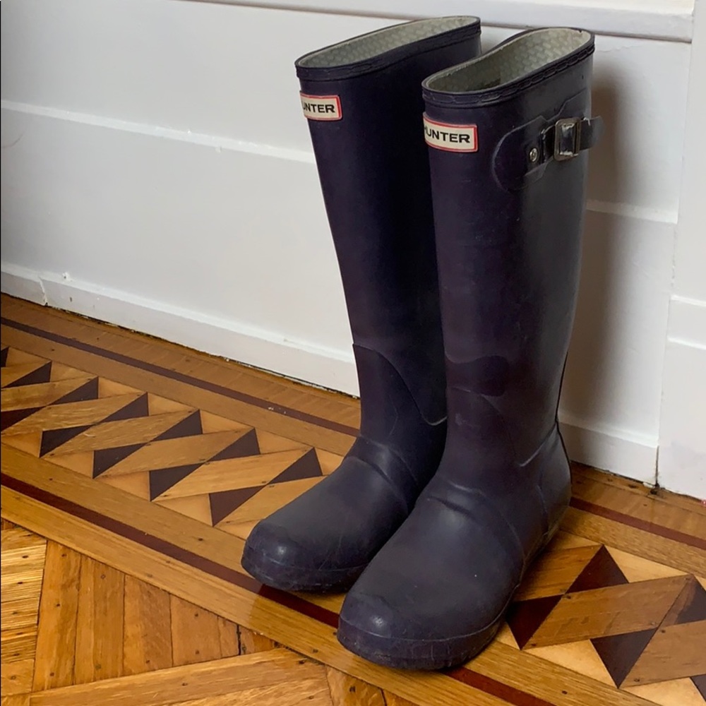 Tall Hunter boots, size 7